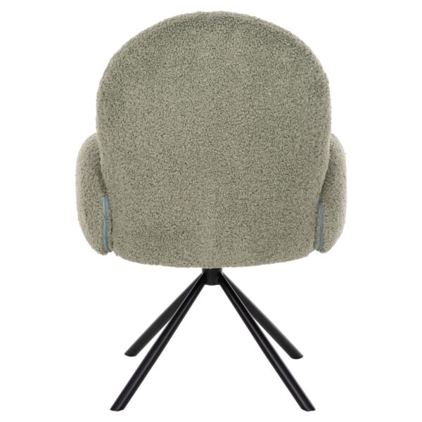 ΠΟΛΥΘΡΟΝΑ ΠΕΡΙΣΤΡΕΦ. WINON HM9778.08 OLIVE GREEN ΜΠΟΥΚΛΕ-ΜΑΥΡΟ ΜΕΤΑΛΛΟ 65x67x92Υ εκ. - Image 6