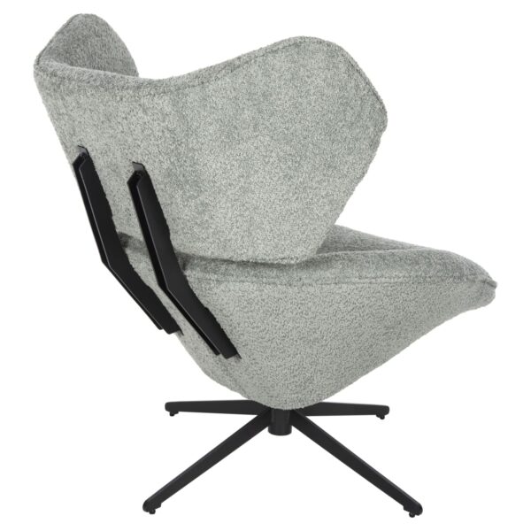 ΠΟΛΥΘΡΟΝΑ ΠΕΡΙΣΤΡΕΦΟΜΕΝΗ BRYLL HM9597.05 ΦΥΣΤΙΚΙ ΜΠΟΥΚΛΕ-ΜΑΥΡΗ ΒΑΣΗ 86x90x97Υεκ. - Image 5