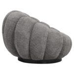 ΠΟΛΥΘΡΟΝΑ ΠΕΡΙΣΤΡΕΦΟΜΕΝΗ GRYMM HM9601.01 ΓΚΡΙ ΜΠΟΥΚΛΕ-ΜΑΥΡΗ ΜΕΤΑΛΛΙΚΗ ΒΑΣΗ 95x92x68Υεκ. - Image 3