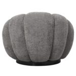 ΠΟΛΥΘΡΟΝΑ ΠΕΡΙΣΤΡΕΦΟΜΕΝΗ GRYMM HM9601.01 ΓΚΡΙ ΜΠΟΥΚΛΕ-ΜΑΥΡΗ ΜΕΤΑΛΛΙΚΗ ΒΑΣΗ 95x92x68Υεκ. - Image 4