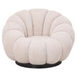 ΠΟΛΥΘΡΟΝΑ ΠΕΡΙΣΤΡΕΦΟΜΕΝΗ GRYMM HM9601.06 ΕΚΡΟΥ ΜΠΟΥΚΛΕ-ΜΑΥΡΗ ΜΕΤΑΛ.ΒΑΣΗ 95x92x68Υεκ - Image 2