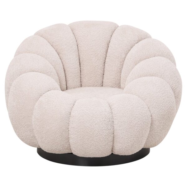 ΠΟΛΥΘΡΟΝΑ ΠΕΡΙΣΤΡΕΦΟΜΕΝΗ GRYMM HM9601.06 ΕΚΡΟΥ ΜΠΟΥΚΛΕ-ΜΑΥΡΗ ΜΕΤΑΛ.ΒΑΣΗ 95x92x68Υεκ - Image 2