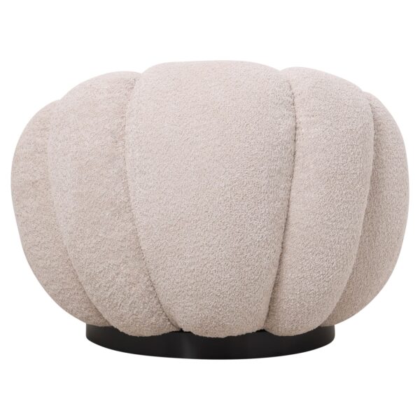 ΠΟΛΥΘΡΟΝΑ ΠΕΡΙΣΤΡΕΦΟΜΕΝΗ GRYMM HM9601.06 ΕΚΡΟΥ ΜΠΟΥΚΛΕ-ΜΑΥΡΗ ΜΕΤΑΛ.ΒΑΣΗ 95x92x68Υεκ - Image 4