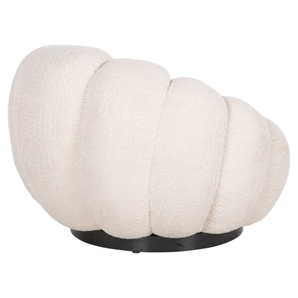 ΠΟΛΥΘΡΟΝΑ ΠΕΡΙΣΤΡΕΦΟΜΕΝΗ GRYMM HM9601.06 ΕΚΡΟΥ ΜΠΟΥΚΛΕ-ΜΑΥΡΗ ΜΕΤΑΛ.ΒΑΣΗ 95x92x68Υεκ - Image 5