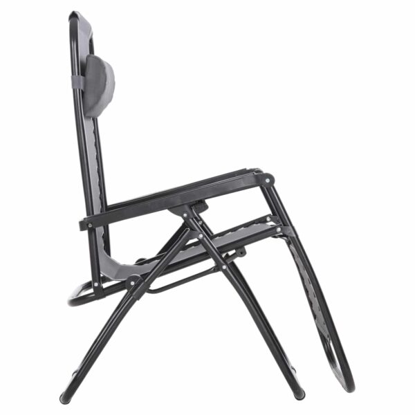 ΠΟΛΥΘΡΟΝΑ RELAX COMPANION HM5095.11 ΓΚΡΙ TEXTILENE-ΜΑΥΡΟ ΜΕΤΑΛΛΟ 67x145x110Υεκ. - Image 5