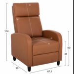 ΠΟΛΥΘΡΟΝΑ RELAX HIBER HM9782.22 ΚΑΦΕ PU 67,5x90x104Υ εκ. - Image 2