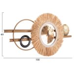 ΡΟΛΟΙ ΤΟΙΧΟΥ HM4200 ΜΕΤΑΛΛΟ & ΙΝΕΣ RAFFIA ΣΕ ΓΗΙΝΑ ΧΡΩΜΑΤΑ 100x49Υεκ. - Image 2