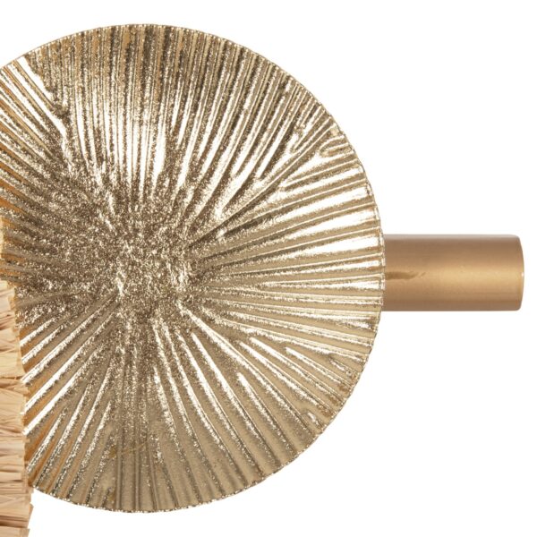 ΡΟΛΟΙ ΤΟΙΧΟΥ HM4200 ΜΕΤΑΛΛΟ & ΙΝΕΣ RAFFIA ΣΕ ΓΗΙΝΑ ΧΡΩΜΑΤΑ 100x49Υεκ. - Image 5