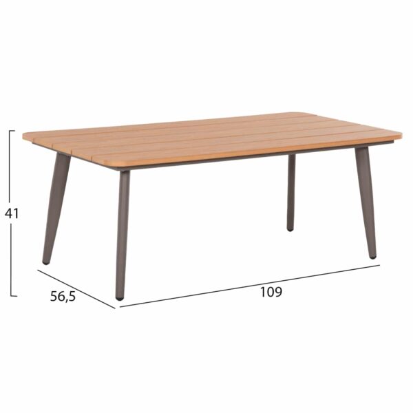 ΣΑΛΟΝΙ ΕΞΩΤ.ΧΩΡΟΥ 4ΤΜΧ MAERLY HM6056.04 ΑΛΟΥΜΙΝΙΟ ΣΑΜΠΑΝΙ-ΣΥΝΘ.ΣΧΟΙΝΙ-ΜΠΕΖ ΜΑΞΙΛΑΡΙΑ - Image 4