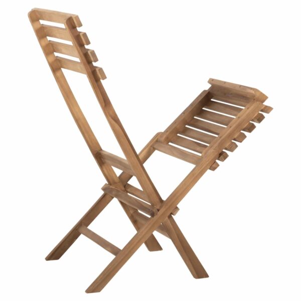 ΣΕΤ 3ΤΜΧ ΕΞΩΤ.ΧΩΡΟΥ ΠΤΥΣΣΟΜΕΝΟ KENDYR HM9907 ΜΑΣΙΦ TEAK ΞΥΛΟ-ΦΥΣΙΚΟ 46x50x88,5Υ - Image 5