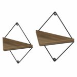 ΣΕΤ ΡΑΦΙΑ ΤΟΙΧΟΥ EVERLEIGH HM8951.11 ΜΕΤΑΛΛΟ ΜΑΥΡΟ-ΜΕΛΑΜΙΝΗ ΦΥΣΙΚΟ 22x13x30Υεκ. - Image 4