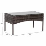 ΣΕΤ ΣΑΛΟΝΙ 4ΤΜΧ STASIA HM6089.02 ΣΥΝΘ.RATTAN ΓΚΡΙ-ΜΠΕΖ ΜΑΞΙΛΑΡΙΑ - Image 4