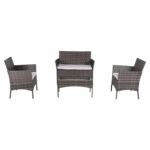 ΣΕΤ ΣΑΛΟΝΙ 4ΤΜΧ STASIA HM6089.02 ΣΥΝΘ.RATTAN ΓΚΡΙ-ΜΠΕΖ ΜΑΞΙΛΑΡΙΑ - Image 5