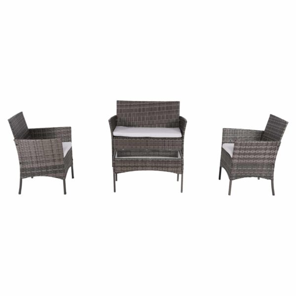 ΣΕΤ ΣΑΛΟΝΙ 4ΤΜΧ STASIA HM6089.02 ΣΥΝΘ.RATTAN ΓΚΡΙ-ΜΠΕΖ ΜΑΞΙΛΑΡΙΑ - Image 5