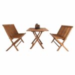 ΣΕΤ ΤΡΑΠΕΖΑΡΙΑΣ ΕΞΩΤ. ΧΩΡΟΥ 3ΤΜΧ KENDALL HM11952 ΜΑΣΙΦ ΞΥΛΟ TEAK ΦΥΣΙΚΟ - Image 4