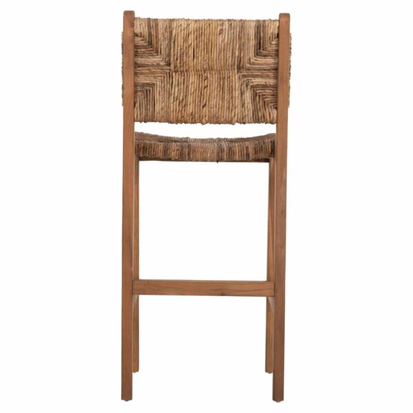 ΣΚΑΜΠΟ ΜΠΑΡ WALTER HM9841 ΞΥΛO TEAK ΣΕ ΦΥΣΙΚΟ-ΨΑΘΑ 46x55x105Υ εκ. - Image 6