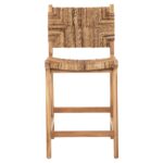 ΣΚΑΜΠΟ ΜΠΑΡ WALTER HM9842 ΞΥΛO TEAK ΣΕ ΦΥΣΙΚΟ-ΨΑΘΑ 46x55x96Υεκ. - Image 3