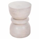 ΣΚΑΜΠΟ ΣΤΡΟΓΓΥΛΟ COIL HM9703 ΜΑΣΙΦ MANGO ΣΕ ΛΕΥΚΟ ΧΡΩΜΑ Φ35x51Υ εκ. - Image 4