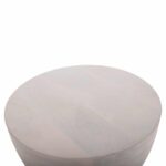 ΣΚΑΜΠΟ ΣΤΡΟΓΓΥΛΟ COIL HM9703 ΜΑΣΙΦ MANGO ΣΕ ΛΕΥΚΟ ΧΡΩΜΑ Φ35x51Υ εκ. - Image 6