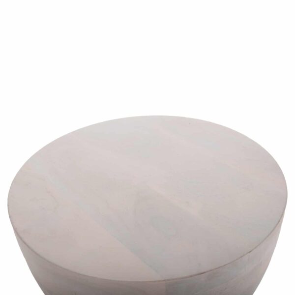 ΣΚΑΜΠΟ ΣΤΡΟΓΓΥΛΟ COIL HM9703 ΜΑΣΙΦ MANGO ΣΕ ΛΕΥΚΟ ΧΡΩΜΑ Φ35x51Υ εκ. - Image 6