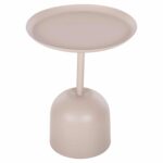 ΤΡΑΠΕΖΙ ΒΟΗΘΗΤΙΚΟ ΣΤΡΟΓΓΥΛΟ DELBEL HM4265.10 ΜΕΤΑΛΛΟ ΣΕ ΕΚΡΟΥ Φ45,5x58,5 εκ. - Image 3