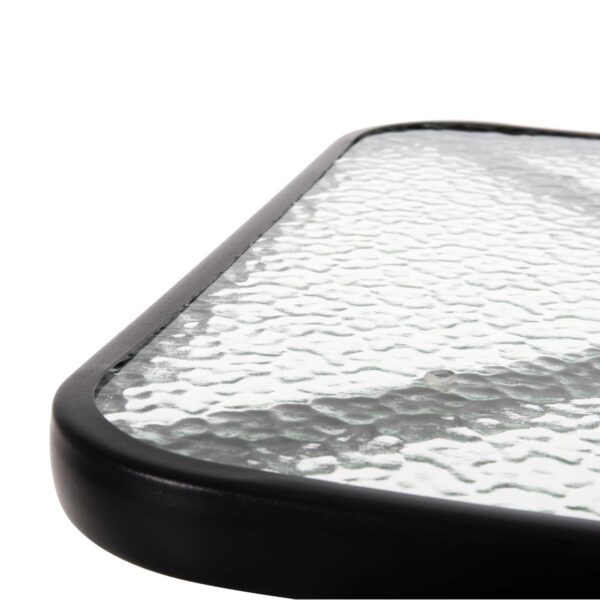 ΤΡΑΠΕΖΙ ΕΞΩΤ.ΧΩΡΟΥ FIGO HM5035.03 ΜΕΤΑΛΛΟ ΜΑΥΡΟ- ΓΥΑΛΙΝΗ ΕΠΙΦΑΝΕΙΑ 60Χ60Χ70Υεκ - Image 5