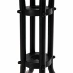 ΤΡΑΠΕΖΙ ΕΞΩΤ.ΧΩΡΟΥ FIGO HM5035.03 ΜΕΤΑΛΛΟ ΜΑΥΡΟ- ΓΥΑΛΙΝΗ ΕΠΙΦΑΝΕΙΑ 60Χ60Χ70Υεκ - Image 6