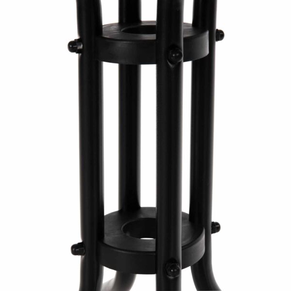 ΤΡΑΠΕΖΙ ΕΞΩΤ.ΧΩΡΟΥ FIGO HM5035.03 ΜΕΤΑΛΛΟ ΜΑΥΡΟ- ΓΥΑΛΙΝΗ ΕΠΙΦΑΝΕΙΑ 60Χ60Χ70Υεκ - Image 6