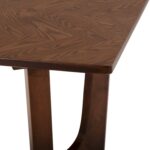 ΤΡΑΠΕΖΙ ΣΑΛΟΝΙΟΥ RIMER HM9743 MDF ΜΕ ΚΑΠΛΑΜΑ ΦΡΑΞΙΝΟΥ ΣΕ ΚΑΡΥΔΙ ΧΡΩΜΑ 120X60x45Yεκ. - Image 6