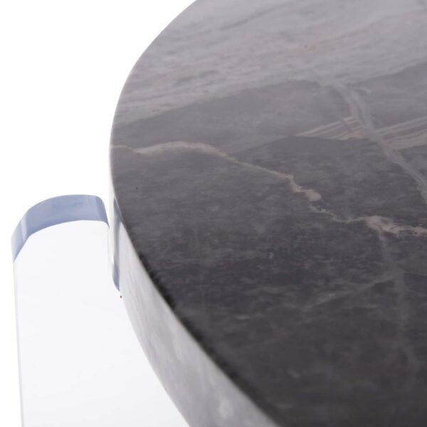 ΤΡΑΠΕΖΙ ΣΑΛΟΝΙΟΥ ACRYCON HM9780.01 MDF ME ΥΔΑΤΟΑΠΩΘΗΤΙΚΗ ΕΠΙΣΤΡΩΣΗ-ΑΚΡΥΛΙΚΑ ΠΟΔΙΑ Φ64x51Yεκ. - Image 5