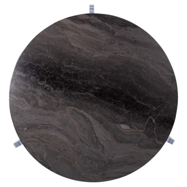 ΤΡΑΠΕΖΙ ΣΑΛΟΝΙΟΥ ACRYCON HM9780.01 MDF ME ΥΔΑΤΟΑΠΩΘΗΤΙΚΗ ΕΠΙΣΤΡΩΣΗ-ΑΚΡΥΛΙΚΑ ΠΟΔΙΑ Φ64x51Yεκ. - Image 6