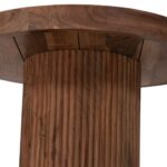 ΤΡΑΠΕΖΙ ΣΑΛΟΝΙΟΥ ΣΤΡΟΓΓΥΛΟ RAJJEH HM9692 ΜΑΣΙΦ ΑΚΑΚΙΑ ΦΥΣΙΚΟ ΧΡΩΜΑ Φ50x60Υεκ. - Image 6