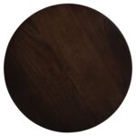 ΤΡΑΠΕΖΙ ΣΑΛΟΝΙΟΥ ΣΤΡΟΓΓΥΛΟ FOSS HM9699 ΜΑΣΙΦ MANGO ΣΚΟΥΡΟ ΚΑΦΕ Φ35x45Υεκ. - Image 5