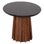 ΤΡΑΠΕΖΙ ΤΡΑΠΕΖΑΡΙΑΣ ΟΒΑΛ DRAXX HM9689 ΜΑΣΙΦ ΑΚΑΚΙΑ-ΜΑΥΡΟ ΜΑΡΜΑΡΟ 200x100x76Υεκ. - Image 4