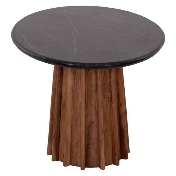 ΤΡΑΠΕΖΙ ΤΡΑΠΕΖΑΡΙΑΣ ΟΒΑΛ DRAXX HM9689 ΜΑΣΙΦ ΑΚΑΚΙΑ-ΜΑΥΡΟ ΜΑΡΜΑΡΟ 200x100x76Υεκ. - Image 4