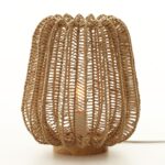 ΕΠΙΤΡΑΠΕΖΙΟ ΦΩΤΙΣΤΙΚΟ HM4350 ΜΕΤΑΛΛΟ ΜΕ PAPER ROPE ΣΕ ΦΥΣΙΚΟ Φ30,5Χ34Υεκ. - Image 3