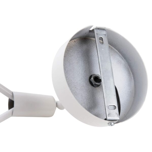 ΦΩΤΙΣΤΙΚΟ ΑΠΛΙΚΑ ΚΡΕΜΑΣΤΗ ΣΤΑΓΟΝΑ ΛΕΥΚΟ ΜΕ ΛΕΥΚΟ ΓΛΟΜΠΟ 22x20x43Yεκ.HM7640.03 - Image 6