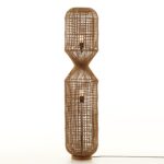 ΦΩΤΙΣΤΙΚΟ ΔΑΠΕΔΟΥ HM4357 ΜΕΤΑΛΛΟ-PAPER ROPE ΣΕ ΚΑΦΕ-2 ΛΑΜΠΕΣ Φ30x134Υεκ. - Image 3