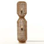 ΦΩΤΙΣΤΙΚΟ ΔΑΠΕΔΟΥ HM4358 ΜΕΤΑΛΛΟ-PAPER ROPE ΣΕ ΚΑΦΕ-2 ΛΑΜΠΕΣ Φ25x102Υεκ. - Image 3