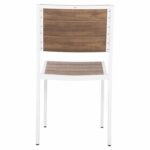 ΚΑΡΕΚΛΑ ΑΛΟΥΜΙΝΙΟΥ SAGA HM6063.01 ΛΕΥΚΗ ΜΕ POLYWOOD 46x52x86Υεκ. - Image 6