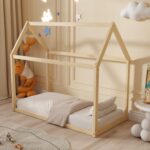 ΚΡΕΒΑΤΙ ΠΑΙΔΙΚΟ PEPE HM677.01 τ.MONTESSORI ΞΥΛΟ ΠΕΥΚΟ ΦΥΣΙΚΟ- 190x90εκ - Image 2