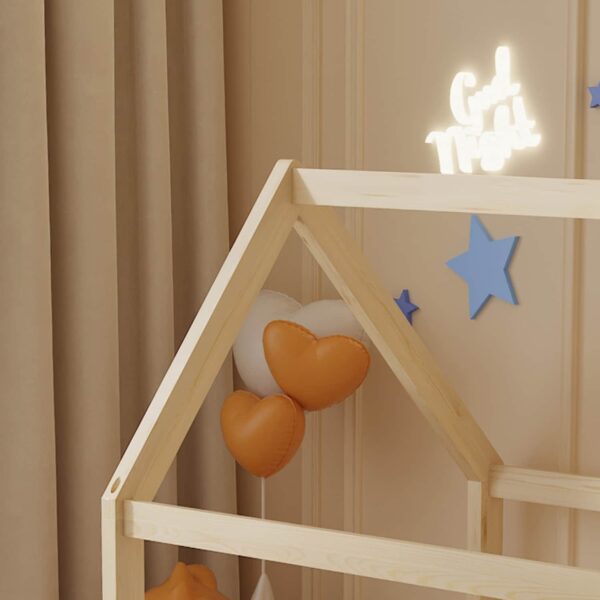 ΚΡΕΒΑΤΙ ΠΑΙΔΙΚΟ PEPE HM677.01 τ.MONTESSORI ΞΥΛΟ ΠΕΥΚΟ ΦΥΣΙΚΟ- 190x90εκ - Image 5