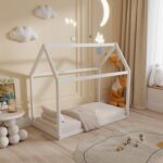 ΚΡΕΒΑΤΙ ΠΑΙΔΙΚΟ PEPE HM677.03 τ.MONTESSORI ΞΥΛΟ ΠΕΥΚΟ ΛΕΥΚΟ- 190x90εκ - Image 5