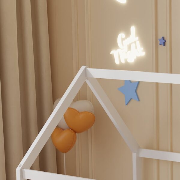 ΚΡΕΒΑΤΙ ΠΑΙΔΙΚΟ PEPE HM678.03 τ.MONTESSORI ΞΥΛΟ ΠΕΥΚΟ ΛΕΥΚΟ- 140x70εκ - Image 6