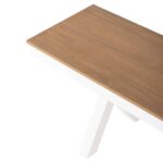 ΠΑΓΚΑΚΙ ΑΛΟΥΜΙΝΙΟΥ TAWNEE HM6038.02 ΛΕΥΚΟ-POLYWOOD ΚΑΘΙΣΜΑ ΦΥΣΙΚΟ 150x36x45Υεκ. - Image 6