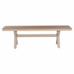 ΠΑΓΚΑΚΙ ΑΛΟΥΜΙΝΙΟΥ TAWNEE HM6038.04 ΣΑΜΠΑΝΙ-POLYWOOD ΚΑΘΙΣΜΑ ΦΥΣΙΚΟ 150x36x45Υεκ. - Image 3