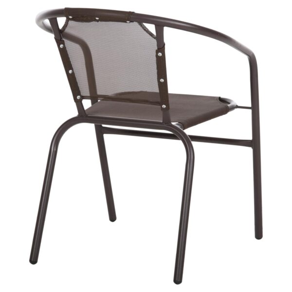 ΠΟΛΥΘΡΟΝΑ ΕΞ.ΧΩΡΟΥ LEDAN HM5977.02 ΜΕΤΑΛΛO & TEXTILENE ΚΑΦΕ 55x58x72Υεκ. - Image 5