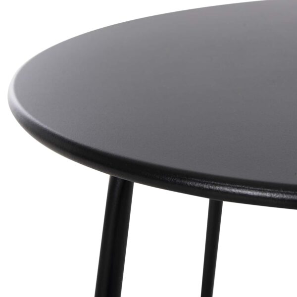 ΣΕΤ ΕΞΩΤ.ΧΩΡΟΥ PONY HM6081 ΜΕΤΑΛΛΙΚΟ ΤΡΑΠΕΖΙ-2 ΚΑΡΕΚΛΕΣ ΛΕΥΚΟ-ΜΑΥΡΟ ΣΥΝΘ.RATTAN - Image 6