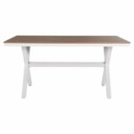 ΤΡΑΠΕΖΙ ΑΛΟΥΜΙΝΙΟΥ ΟΡΘΟΓΩΝΙΟ TAWNEE HM6037.02 ΛΕΥΚΟ-POLYWOOD ΦΥΣΙΚΟ 150x89,5x73Υεκ - Image 3