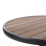 ΤΡΑΠΕΖΙ ΑΛΟΥΜΙΝΙΟΥ ΣΤΡΟΓΓΥΛΟ ALEXA HM6086.01 ΑΝΘΡΑΚΙ-POLYWOOD TOP ΦΥΣΙΚΟ Φ60x73Υεκ. - Image 6